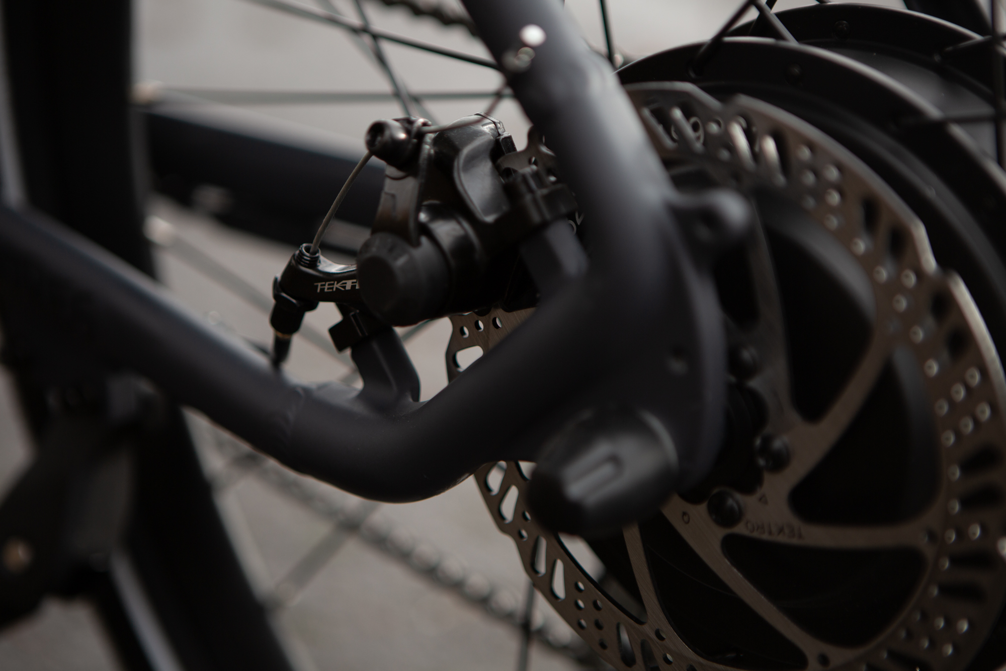 Ride1Up core 5 Tektro 160mm rear brake