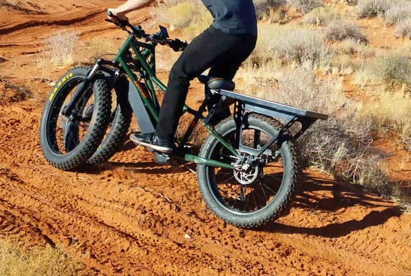 rungu bike on sandy road