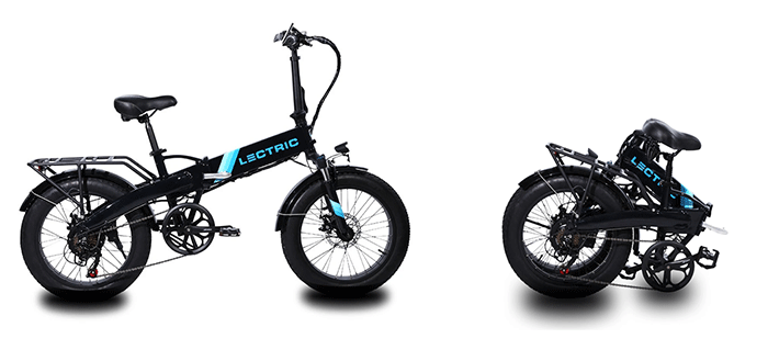 folding fat tire ebike lectric xp 2.0